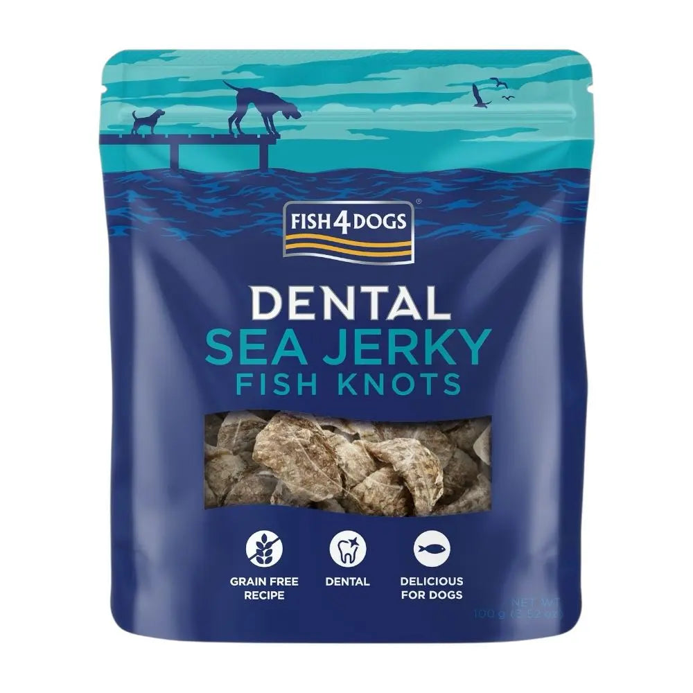 Fish4Dogs Sea Jerky Knots 10x100g Fish4Dogs