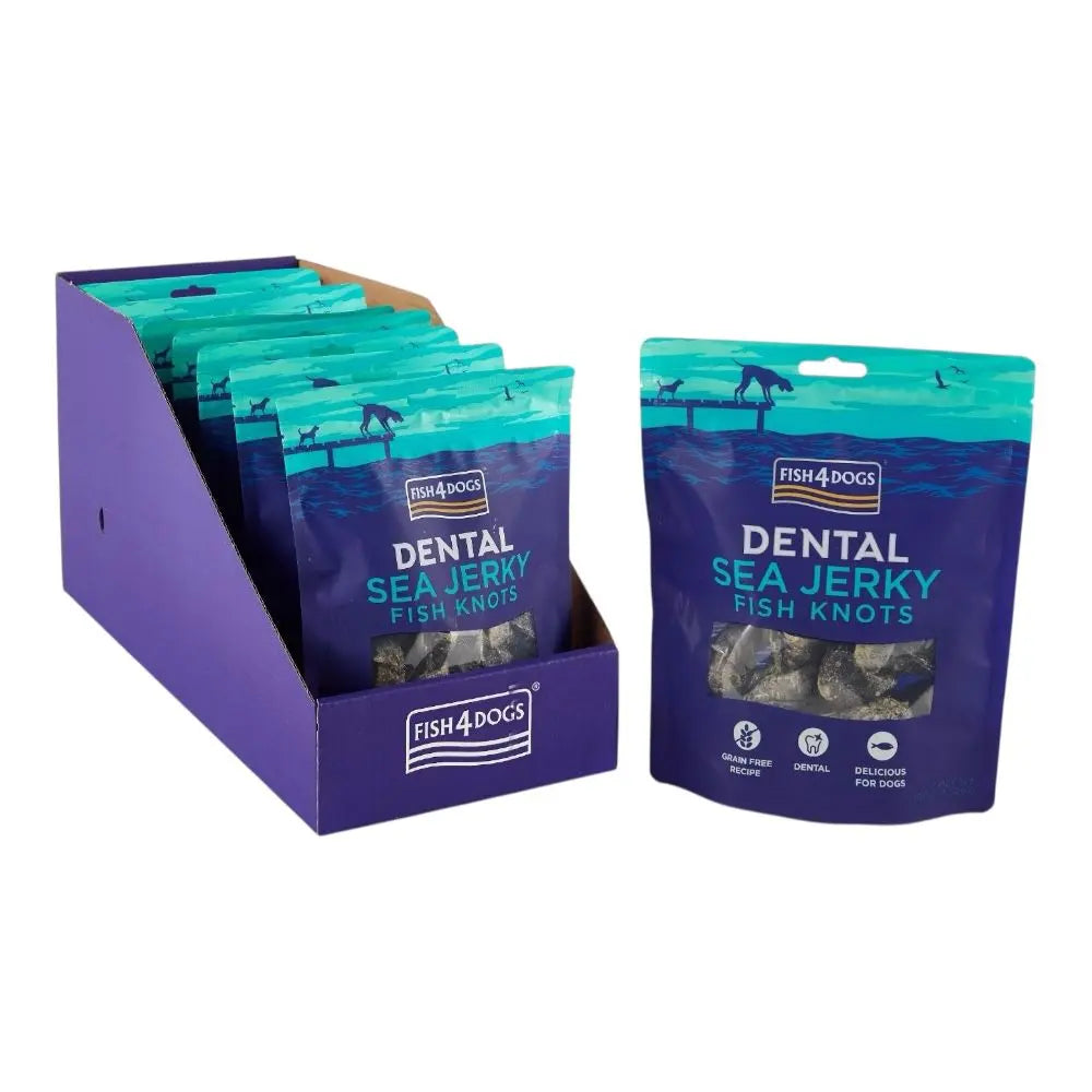 Fish4Dogs Sea Jerky Knots 10x100g Fish4Dogs