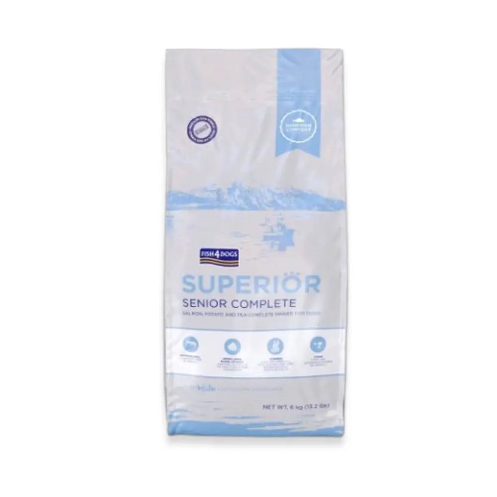 Fish4Dogs Superior Senior (Regular Kibble) 12kg FISH4PET