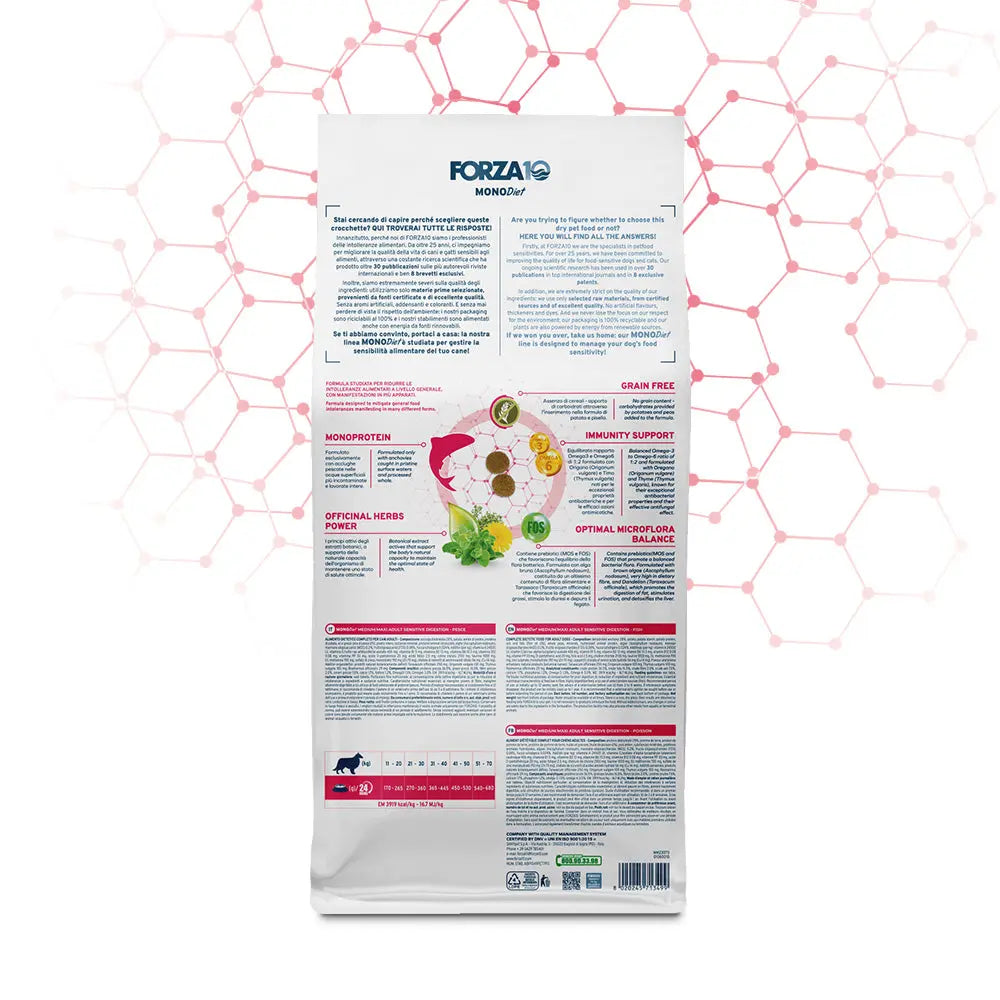 Forza10 Medium/Maxi Adult Sensitive Digestion Pesce Forza10