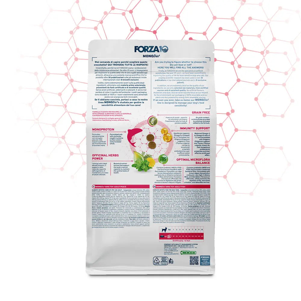 Forza10 Mini/Toy Adult Sensitive Digestion Pesce Forza10