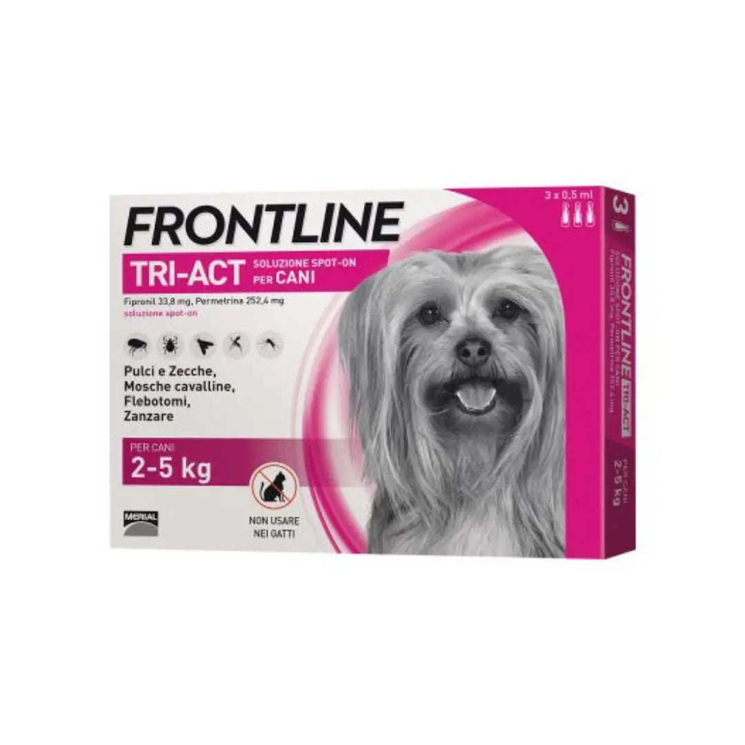 Frontline Triact  2-5 kg 3 pipette Frontline