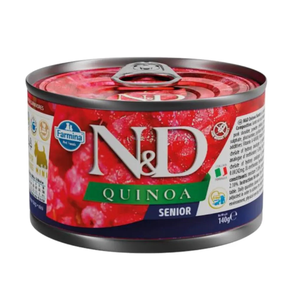 N&D QUINOA UMIDO CANE SENIOR AGNELLO Respet