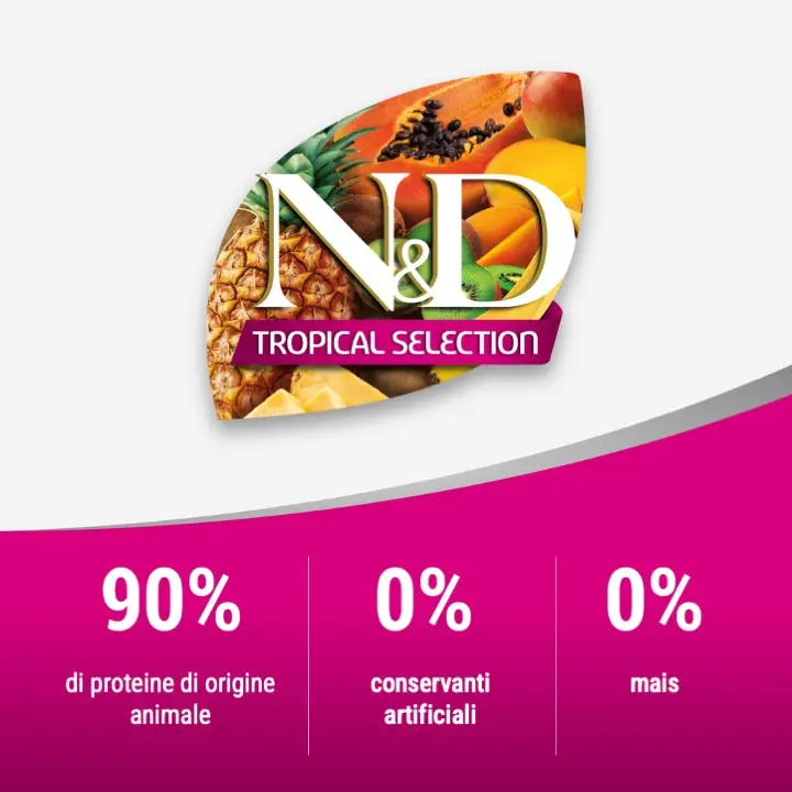 N&D Tropical Selection Agnello & frutti tropicali Farmina