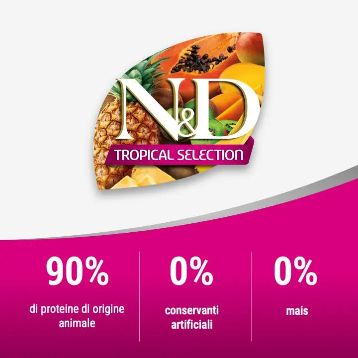 N&D Tropical Selection Salmone & frutti tropicali Farmina