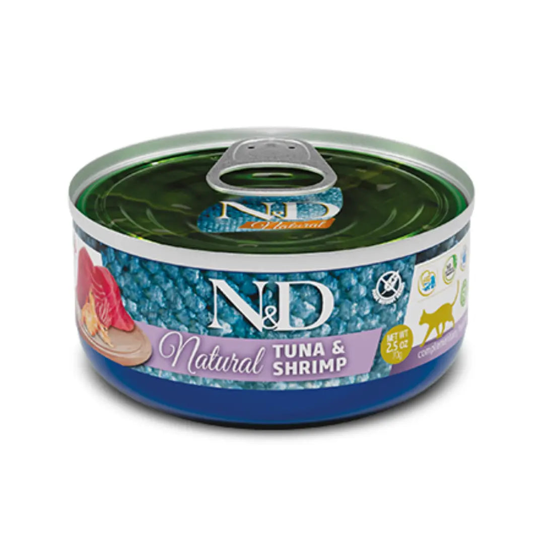 Umido N&D Natural Tonno & Gamberetti