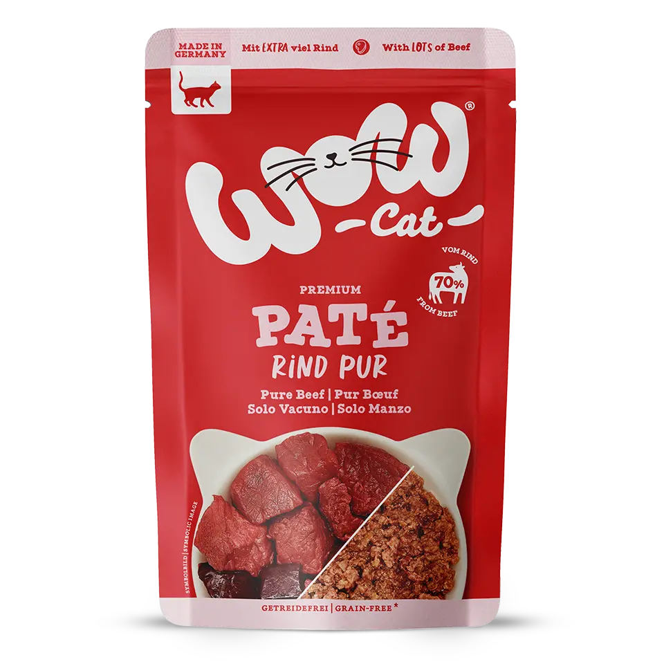 Wow Cat ADULT Manzo Puro Wow Cat