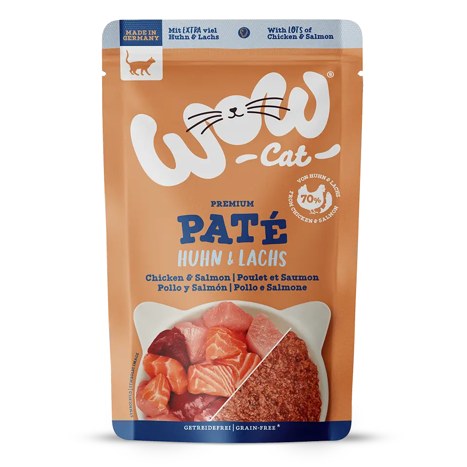 Wow Cat ADULT Pollo e Salmone Wow Cat