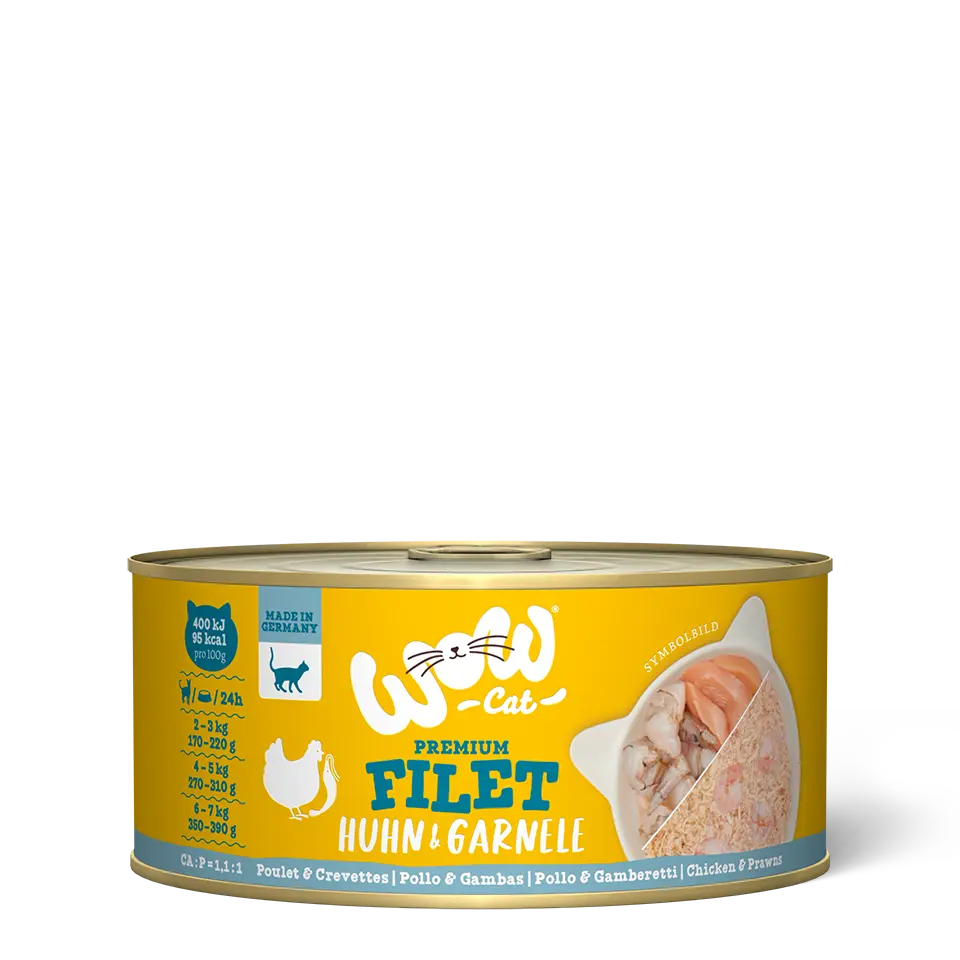 Wow Cat Filetto di Pollo con gamberetti Wow Cat