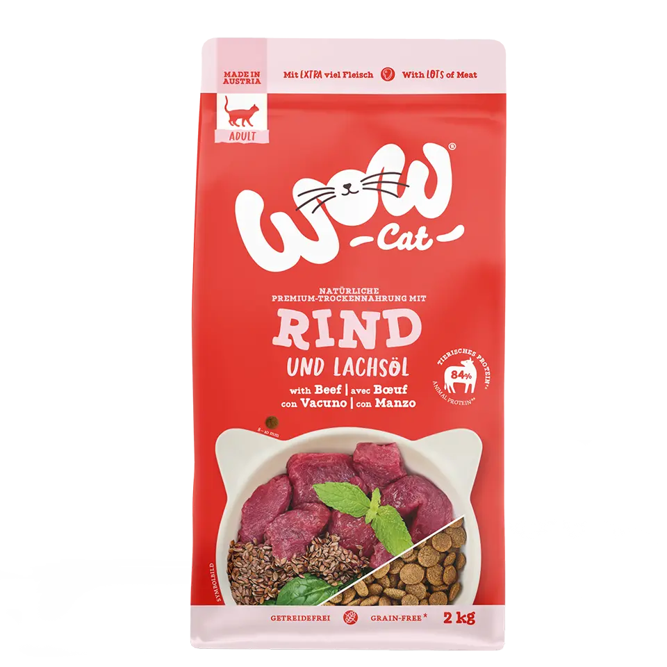 Wow Cat SECCO ADULT Manzo Wow Cat
