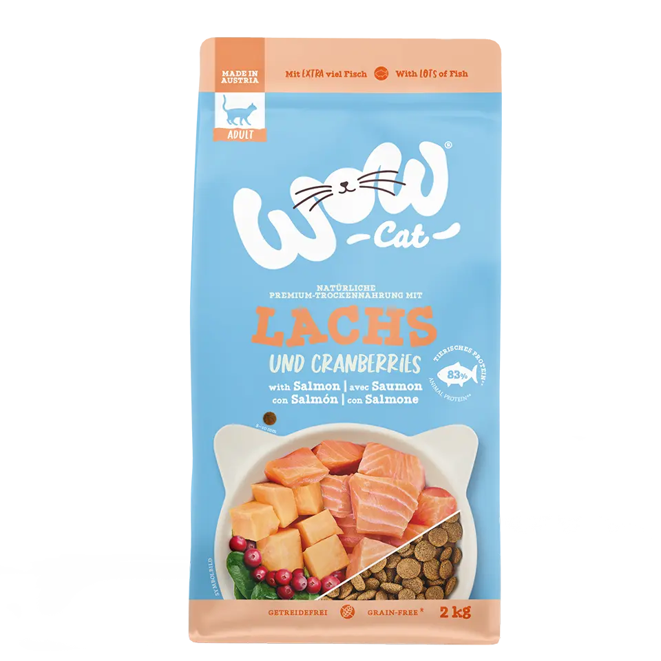 Wow Cat SECCO ADULT Salmone Wow Cat