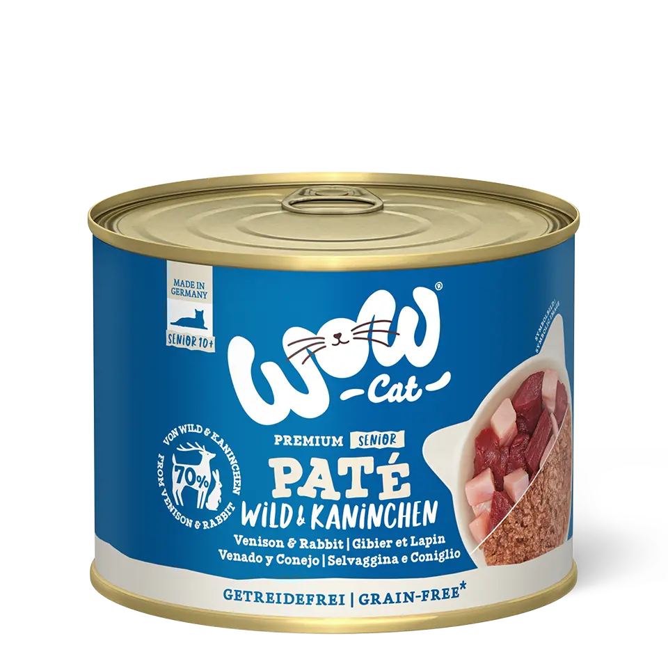 Wow Cat SENIOR Selvaggina e Coniglio Wow Cat