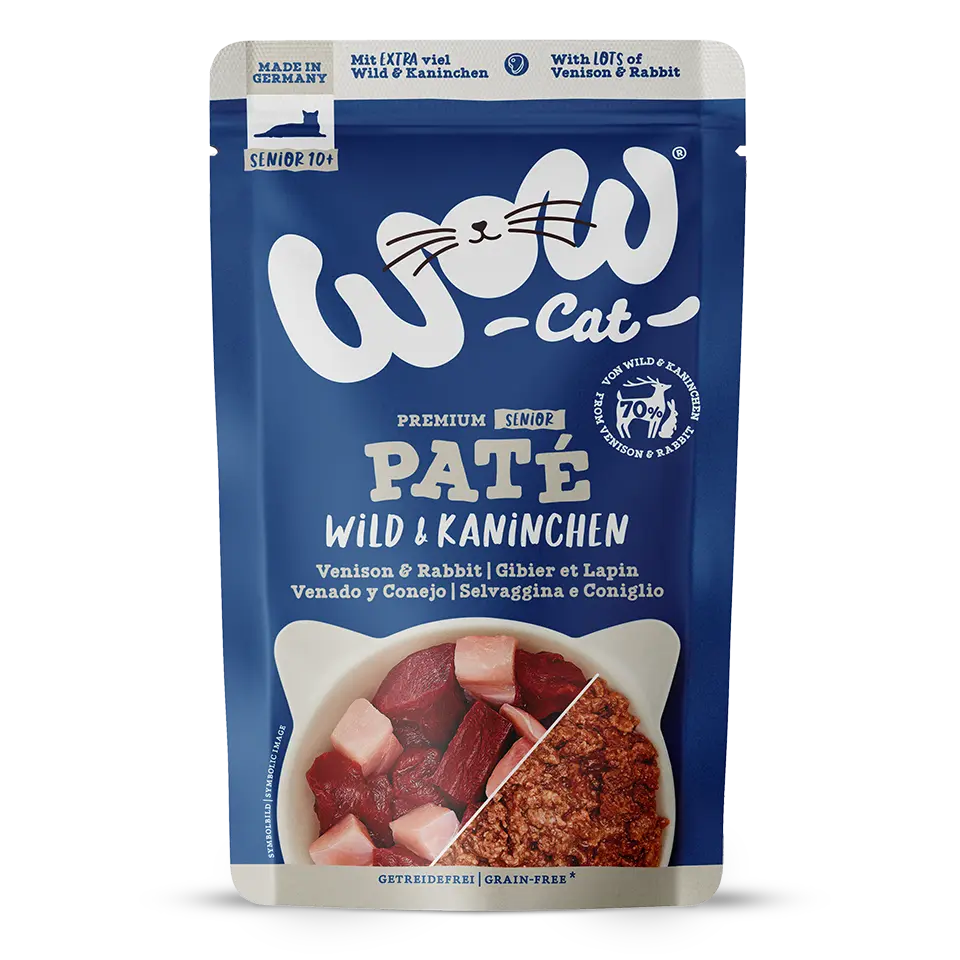 Wow Cat SENIOR Selvaggina e Coniglio Wow Cat