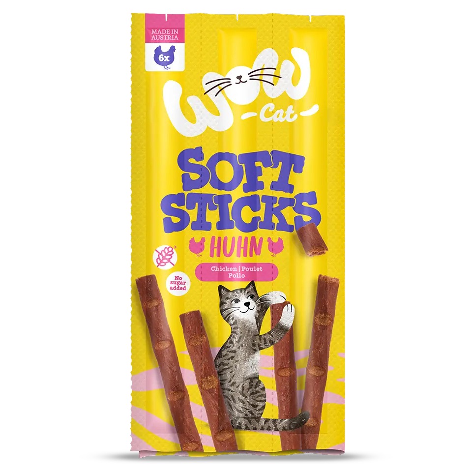 Wow Cat Soft Sticks Pollo Wow Cat