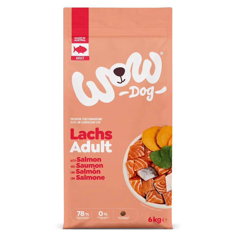 Wow Dog SECCO ADULT Salmone Wow Dog
