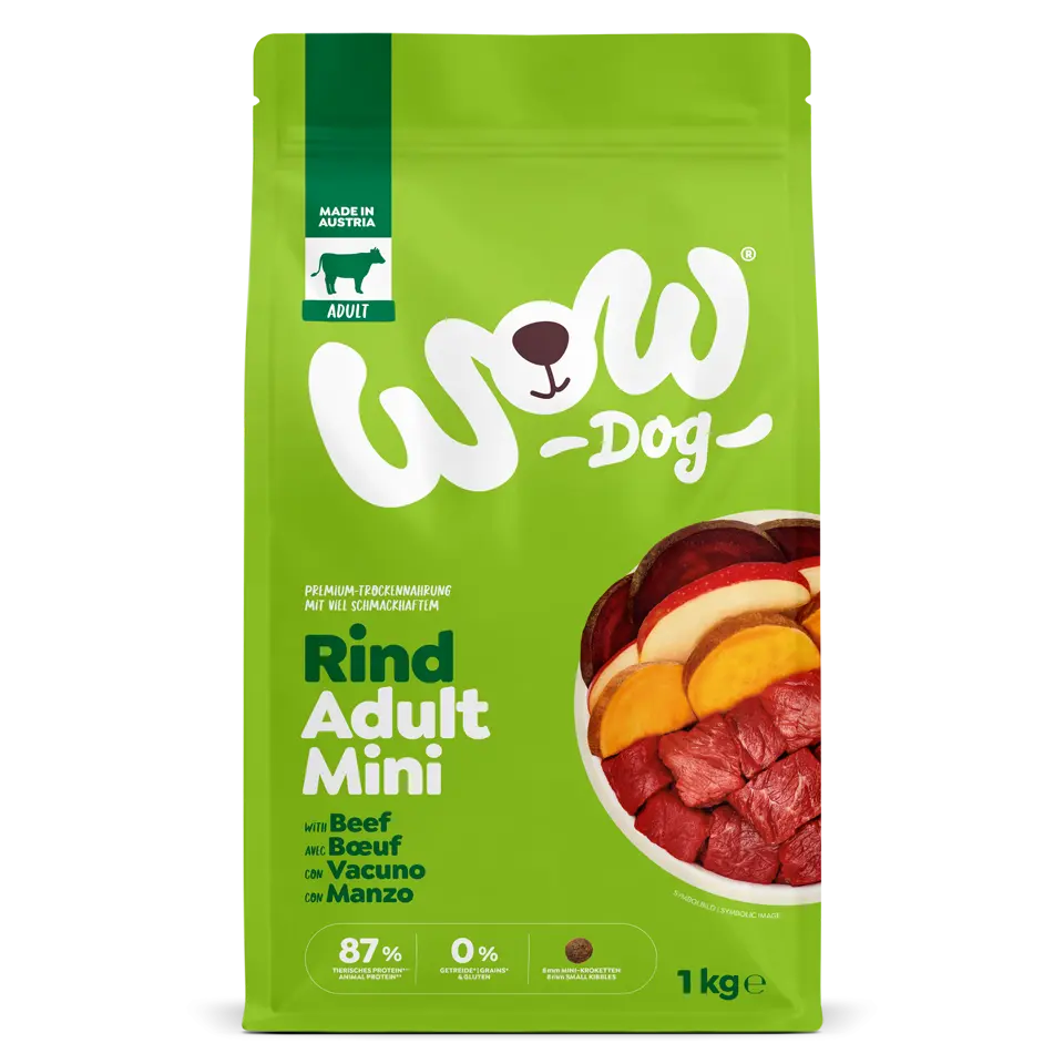Wow Dog SECCO Minis ADULT Manzo Wow Dog