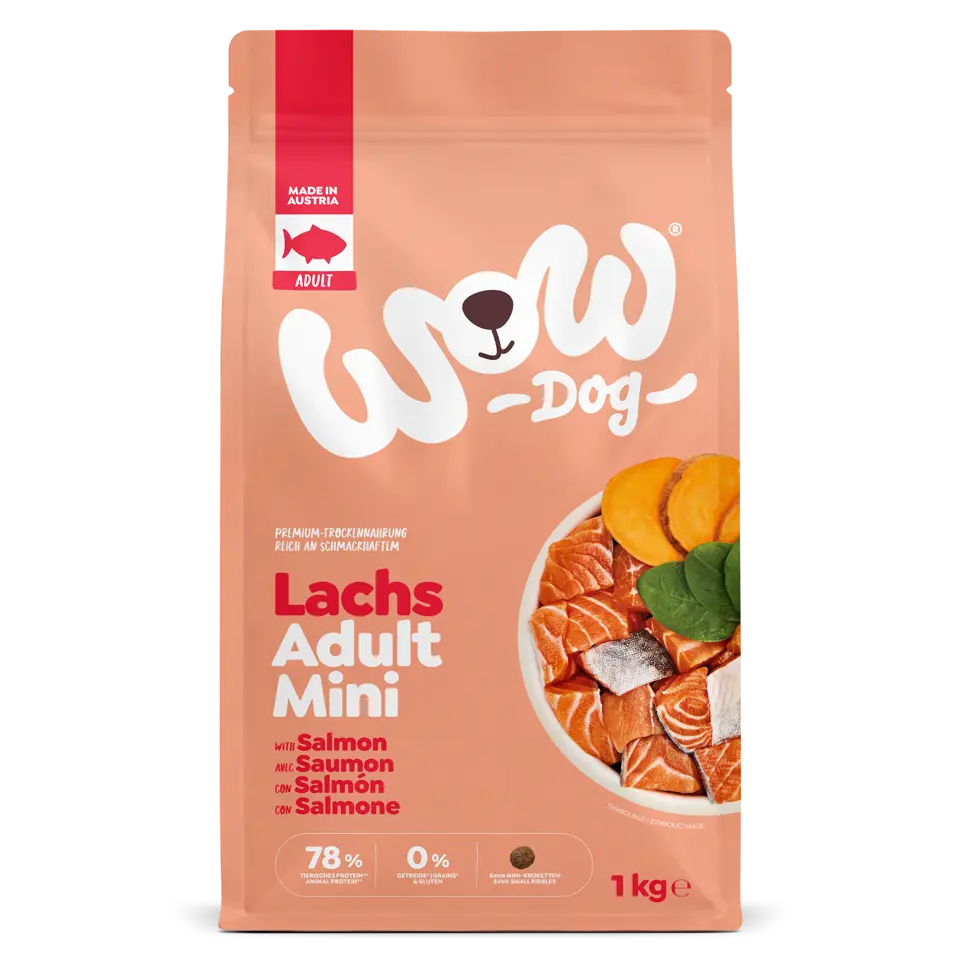 Wow Dog SECCO Minis ADULT Salmone Wow Dog