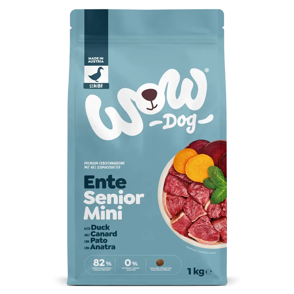 Wow Dog SECCO Minis SENIOR Anatra Wow Dog